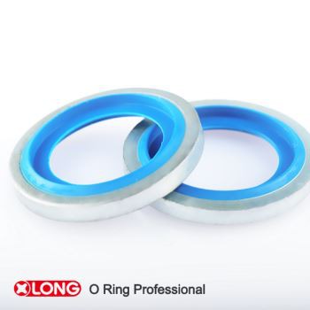 Blue NBR Bonded Seal Self-center